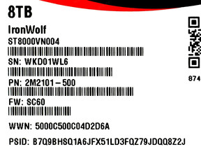 Seagate IronWolf 8 Тб ST8000VN004